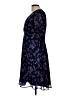 Calvin Klein 100% Polyester Paisley Blue Casual Dress Size 10 - photo 5