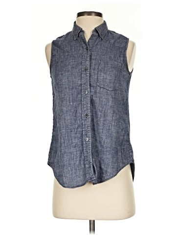 Theory Sleeveless Button-Down Shirt (view 1)