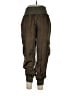 Cinq à Sept 100% Cupro Brown Cargo Pants Size L - photo 1