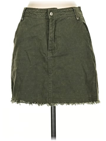 Honey Belle Denim Skirt (view 1)