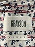 Grayson 100% Cotton Print White Long Sleeve Blouse Size XS (1) - photo 7