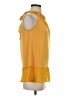 Ellen Tracy Yellow Sleeveless Blouse Size S - photo 4