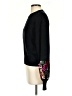 Listicle Floral Black Pullover Sweater Size XS - photo 5