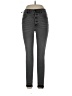Express Houndstooth Gray Jeggings Size 10 - photo 1