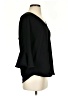Pleione 100% Polyester Black 3/4 Sleeve Blouse Size S - photo 4