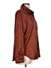 Shein Animal Print Brown Long Sleeve Blouse Size 12 - photo 4