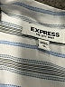 Express Silver Long Sleeve Henley Size M - photo 7