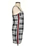 Sunset & Spring Plaid White Casual Dress Size S - photo 4