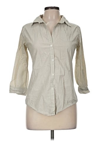 Elizabeth and James 3/4 Sleeve Button-Down Shirt (view 1)