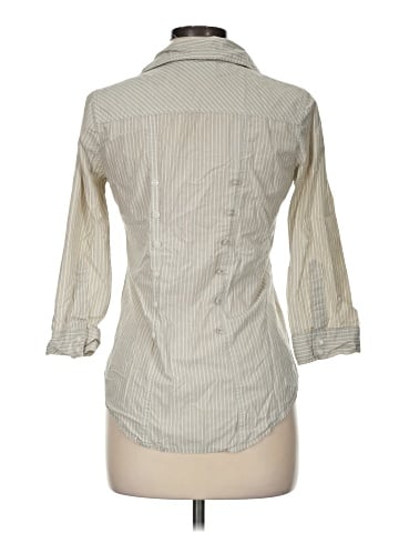 Elizabeth and James 3/4 Sleeve Button-Down Shirt (view 2)