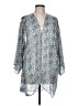 Divided by H&M 100% Polyester Teal 3/4 Sleeve Blouse Size L - photo 1