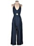 ASTR The Label Stripes Blue Jumpsuit Size S - photo 1