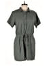 Bobi 100% Cotton Solid Gray Green Romper Size L - photo 1