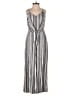 Ann Taylor LOFT Outlet Stripes Gray Ivory Jumpsuit Size XS - photo 1