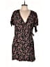 Ann Taylor LOFT 100% Rayon Floral Black Romper Size 14 - photo 1
