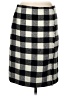Talbots Outlet Checkered-gingham Gray Casual Skirt Size 6 - photo 1