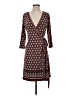 Max Studio Paisley Burgundy Casual Dress Size S - photo 1