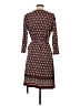 Max Studio Paisley Burgundy Casual Dress Size S - photo 2