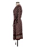 Max Studio Paisley Burgundy Casual Dress Size S - photo 5