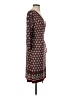 Max Studio Paisley Burgundy Casual Dress Size S - photo 4