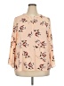 Daniel Rainn Floral Pink 3/4 Sleeve Blouse Size XXL - photo 1