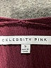 Celebrity Pink Burgundy Pullover Sweater Size S - photo 7
