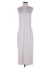 Unbranded Solid Gray Ivory Casual Dress Size M - photo 1