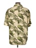 Assorted Brands 100% Rayon Tropical Tan Short Sleeve Button-Down Shirt Size L - photo 2