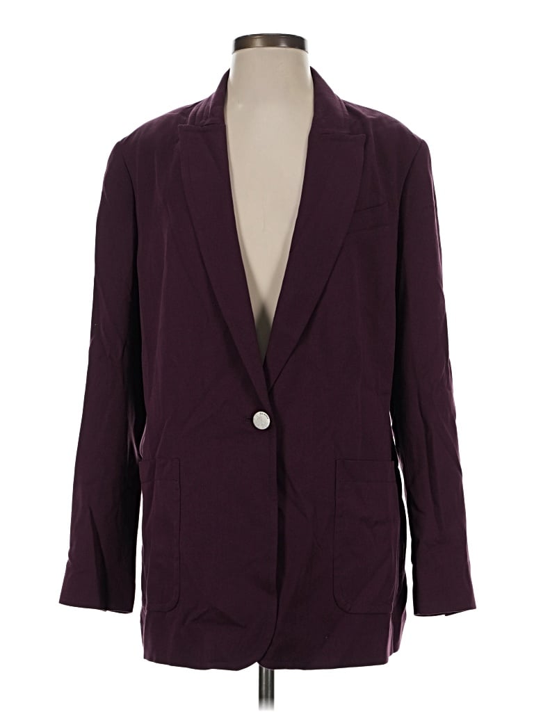 Pre-owned Ted Baker Blazer Jacket In Purple