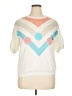 Unbranded Hearts Ivory Short Sleeve Top Size 16 - photo 1