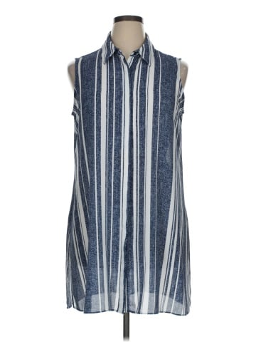 Alfani Sleeveless Button-Down Shirt (view 1)
