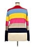 Akris Punto 100% Virgin Wool Color Block Yellow Wool Pullover Sweater Size 16 - photo 2