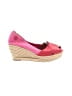 Tory Burch Pink Wedges Size 10 1/2 - photo 1