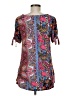 Cupio Blue Short Sleeve Blouse Size M - photo 2