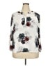 Daniel Rainn 100% Polyester Floral Ivory 3/4 Sleeve Blouse Size XXL - photo 1