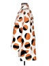 Unbranded 100% Polyester Print Orange Long Sleeve Blouse Size M - photo 5