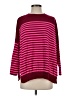 Mersea Stripes Burgundy Pullover Sweater Size P (petite) - photo 1