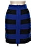 Express Stripes Blue Formal Skirt Size 6 - photo 2