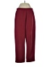 Unbranded Solid Burgundy Casual Pants Size S (estimated) - photo 1