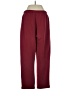 Unbranded Solid Burgundy Casual Pants Size S (estimated) - photo 2