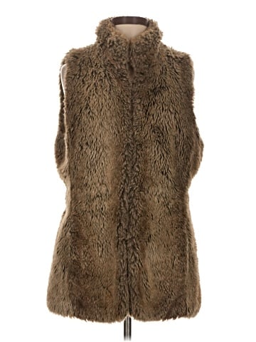 Banana Republic Faux Fur Vest (view 1)