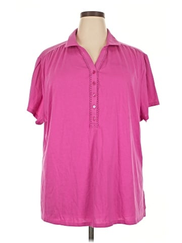 Just My Size Short Sleeve Blouse (view 1)