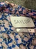 Saylor Floral Blue Long Sleeve Blouse Size S - photo 7