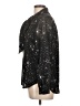 UNTUCKit 100% Polyester Stars Black Long Sleeve Blouse Size 10 - photo 5