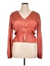Mixed Threads Orange Long Sleeve Blouse Size XL - photo 1