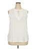 Daniel Rainn 100% Rayon Ivory Sleeveless Blouse Size XXL - photo 1