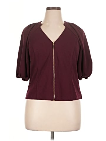 RACHEL Rachel Roy Short Sleeve Blouse (view 1)