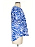Croft & Barrow 100% Polyester Blue Short Sleeve Blouse Size S - photo 4