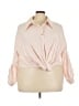 Cider Stripes Pink 3/4 Sleeve Blouse Size 4X - photo 1