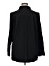 Athleta Solid Black Long Sleeve Button-Down Shirt Size XL - photo 2